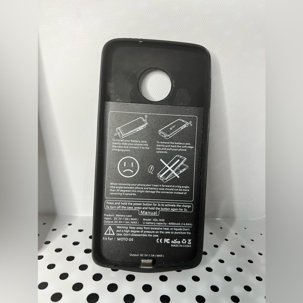 NEWDERY Slim Power Case for MOTO G6 Power Bank Hard to Find - Picture 5 of 16